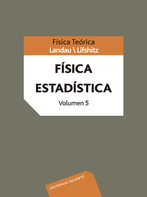 cover image of Física teórica. Física estadística